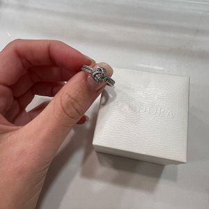 Pandora Knot ring size 6